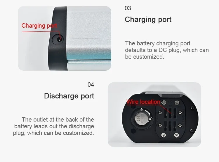 Customizable GEB 36V Ebike Battery